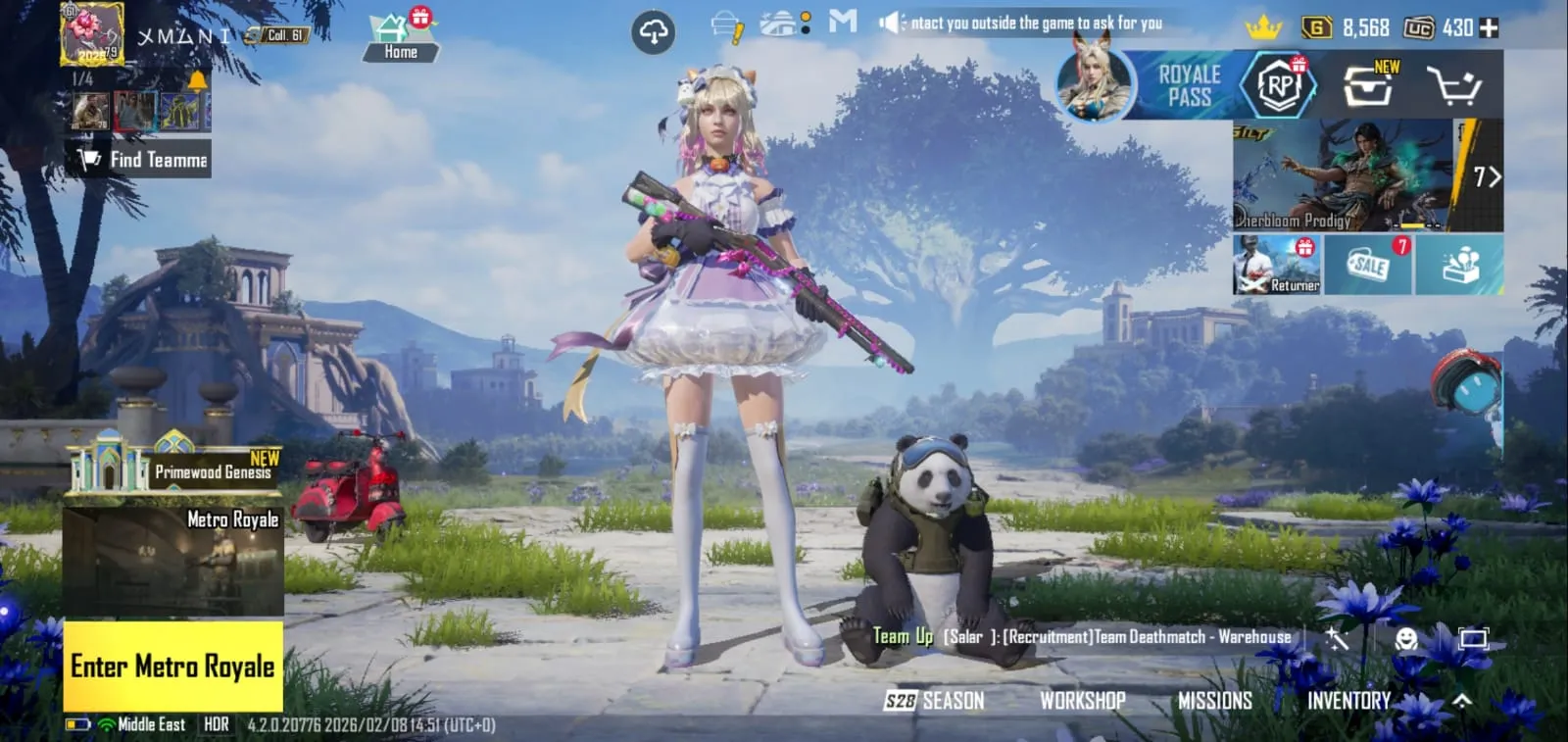 🥇 150x Total Mythics 🔥 M416 Glacier LV.7 Max 👕55x Total Mythic Suits LVL 79 🌟30x Gunlab Skins 🥷 520x Outfits 💫 245 Weapon Skins ⛑️35 x Helmet 🏆 89x Royale Pass 💲 430 UC ⚡ Instant Delivery ✔️ Full Email Access